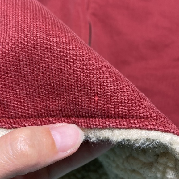 Stormy Kromer Parkland Red Sherpa Lined Vest Size Small - Picture 7 of 7
